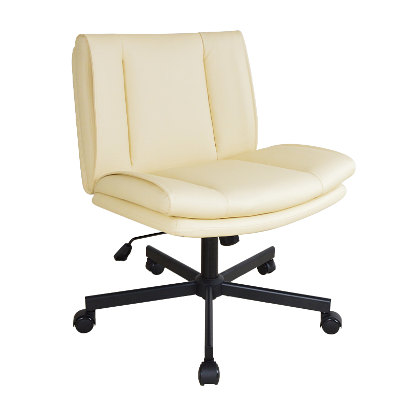 중앙 뒤 PU 무방비 넓은 덮개를 씌운 레저 홈 오피스 의자(X-5146)