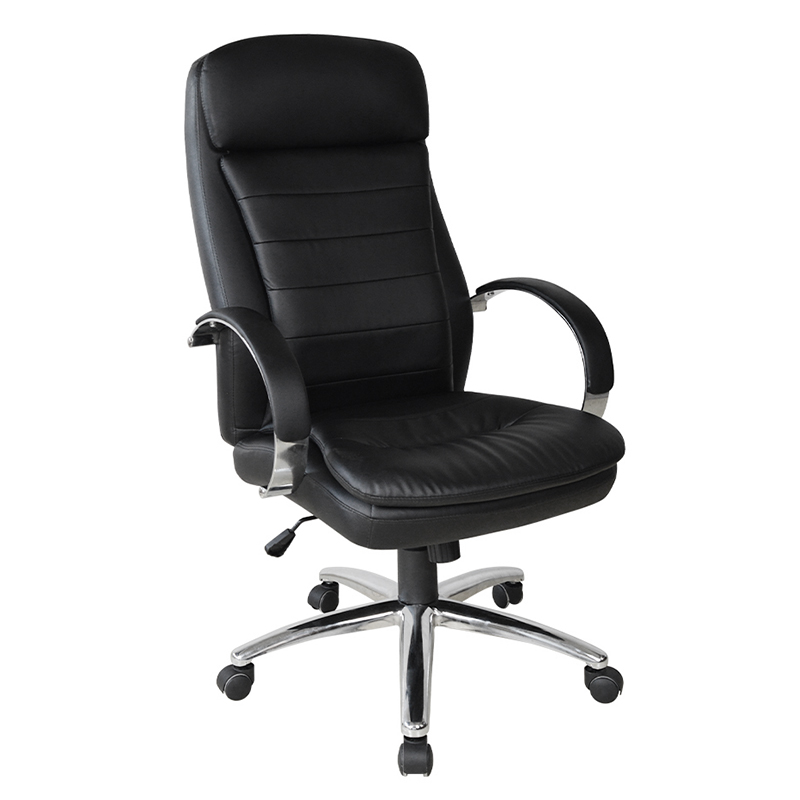 하이백 크롬 패드 팔걸이 사무용 의자(Y-2820)