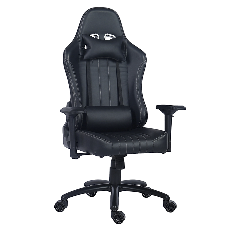 블랙 PU 하이백 4D 팔걸이 레이싱 킹 게임 의자(Y-2546)